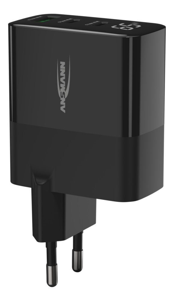 Home Charger mit Display HC365PD - 65W, 3xUSB