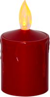 LED Grablicht Paula - Outdoor, Rot, 11.5cm Höhe, Timerfunktion