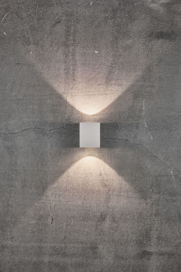 Canto kubi 2, Wandleuchte, Weiss - 2X6W LED, 2700K, IP44, 230V