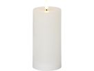 LED Pillar Kerze Flamme Flow - Indoor, Weiss, 17.5 cm höhe, Timerfunktion