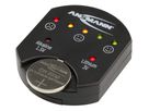 Batterietester für Alkaline- und Lithium-Knopfzellen - inkl. CR1620 Knopfzelle zum Betrieb des Testgerätes