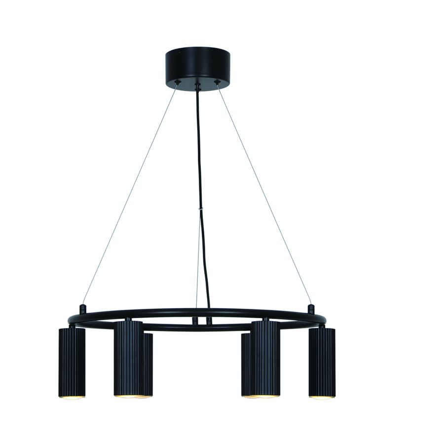 Pendelleuchte Vico chandelier Schwarz - 6x5W, GU10, IP20