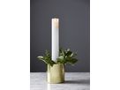 Candela in plastica a LED  M-Twinkle - Indoor, Weiss, 30cm Höhe, Timerfunktion