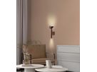 LED Wandleuchte  SINGAPUR  H: 34cm kupfer - IP20, LED-Modul, Kupfer