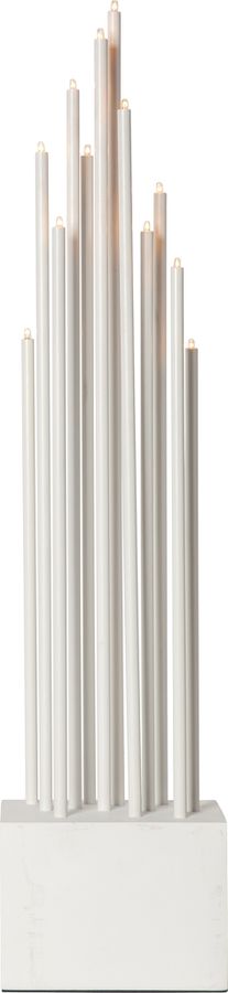 Kerzenleuchter Buzz - IP20, Weiss, Kaltweiss