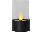 Solar Laterne Puloun - Schwarz, Lichtfarbe Warm Gelb