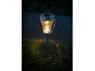 2er-Set LED Deko Solarleuchte - IP44, warmweiss
