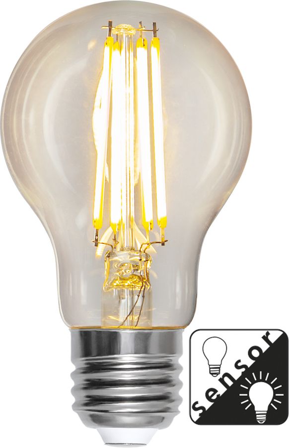 LED Leuchtmittel E27 A60 Sensor clear - E27, 800lm, 2700K, 7W, 230V