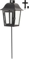 Laterne Serene - Outdoor, Schwarz, 45cm Höhe, Timerfunktion