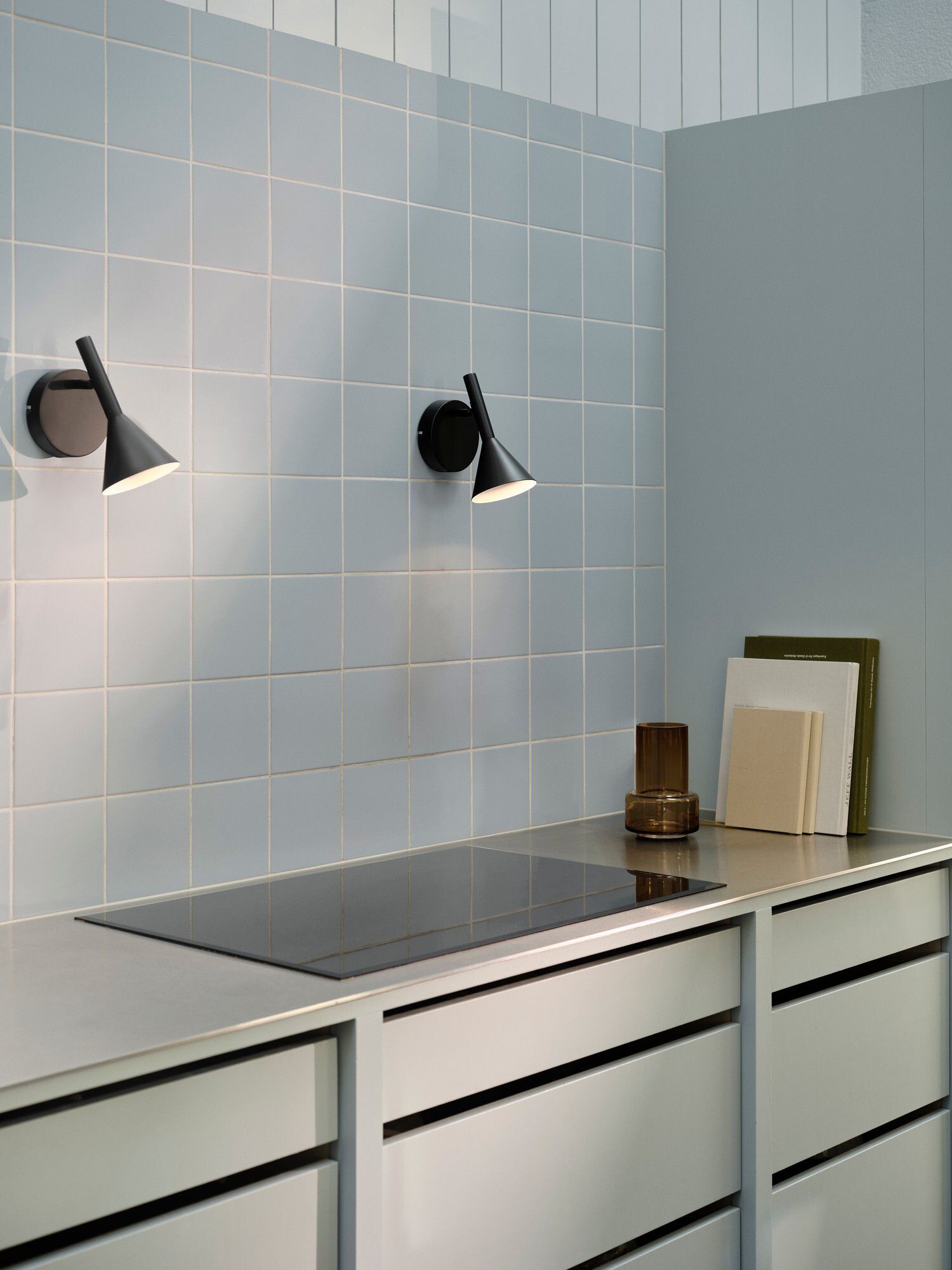 Wandleuchte Kelvis Schwarz - GU10, IP20, 230V