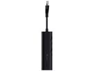 67W GaN Fast Charging Station - 2x T13, Out: USB-C1/ C2/ C3: 67W PD, C1+C2 shared: 45W + C3: 20W, USB-A: 5W, GaN, 2m Kabel, schwarz