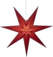 Papierstern Holly - Indoor, Rot, 75.00cm Höhe