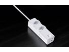 67W GaN Fast Charging Station - 2x T13, Out: USB-C1/ C2/ C3: 67W PD, C1+C2 shared: 45W + C3: 20W, USB-A: 5W, GaN, 1.5m Kabel, weiss