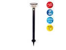 LED Solarleuchte NORA H: 86 cm mit Erdspieß - IP44, 3W, Warmweiss