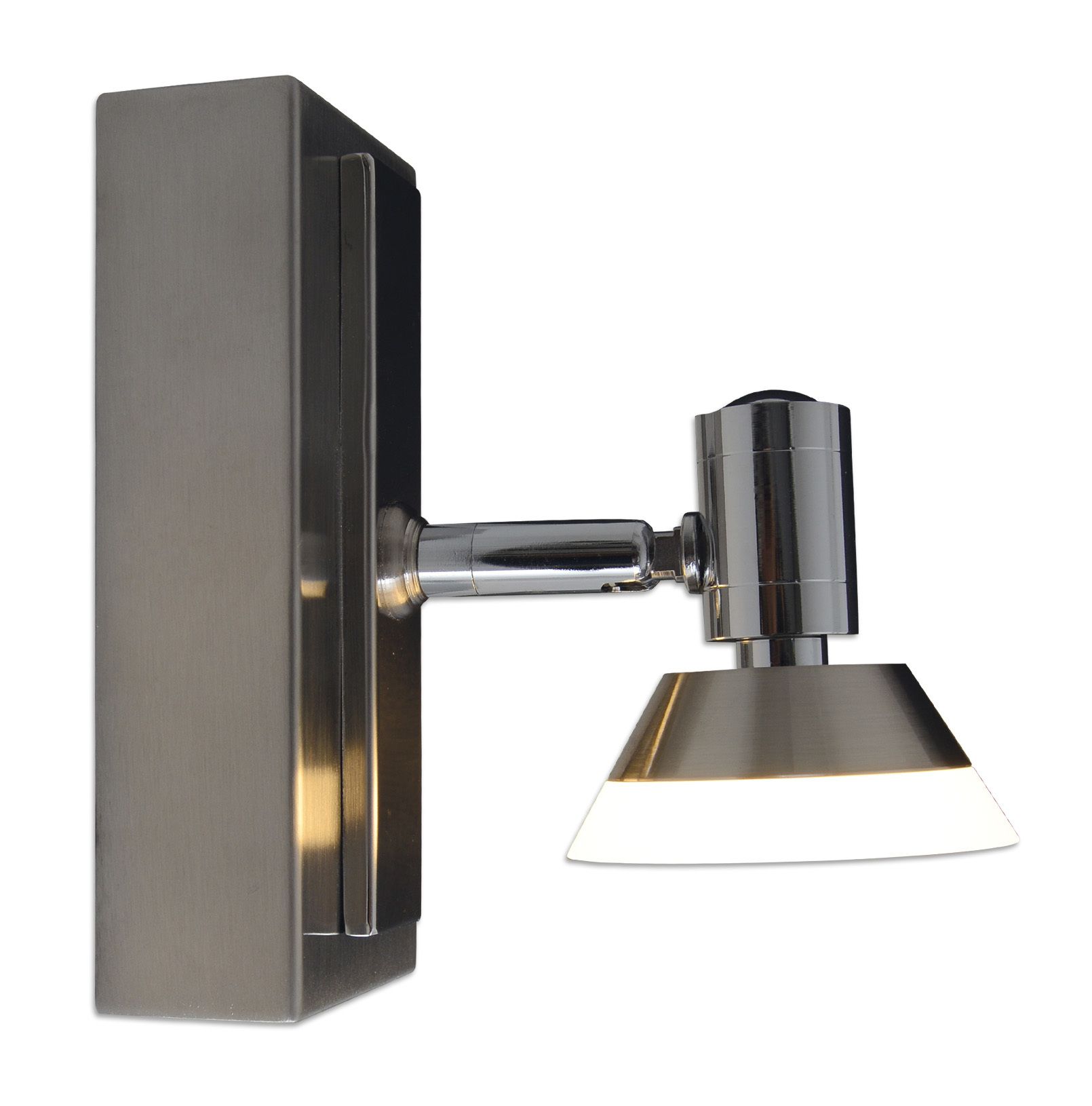 1er LED Wand- und Deckenspot Jericho - LED fest verbaut, 3000K, warmweiss