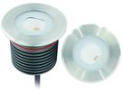 Spot encastré à LED PAGINA - 24V DC, 9W, 600lm, 2700K, IP67, CRI 80, 30°/60°, dunkelgr./alu., dimmbar, D=78mm, H=78mm, BL=66x95mm