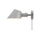 Stay Short, Wandleuchte, Grau - E27, max. 60W, IP20