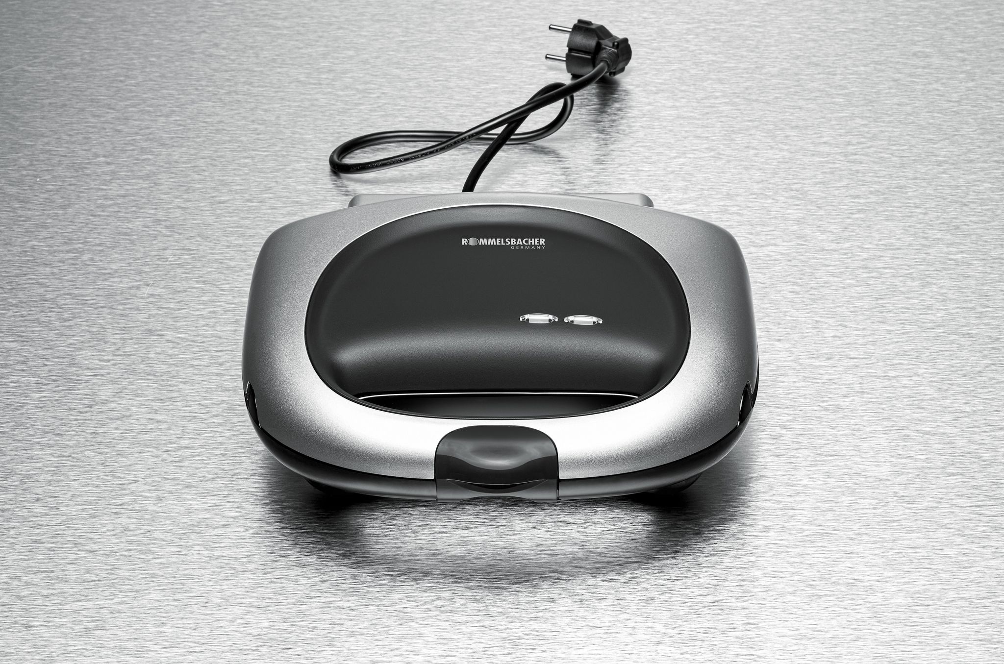 Sandwich Maker ST 1000 - 950W, 230V, Schwarz/Silber