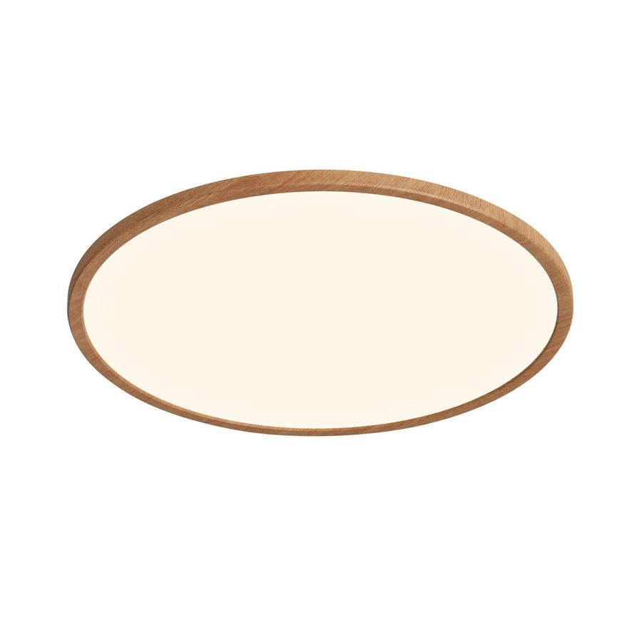 Oja 42 - IP20 2700K Step-Dim Deckenleuchte Holzfolie