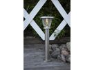 Solar Poller-Leuchte Pireus - Rostfreier Stahl, Lichtfarbe Warmweiss