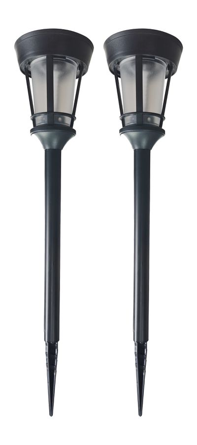 2x Solarfackel Flamme, Solarpanel: 2 V/0,3 W, Dauerlicht + Flamme, LED chip 16Stk. 2835SMD, 1,2V 300 - 2x Solarfackel Flamme, Solarpanel: 2 V/0,3 W, Dauerlicht + Flamme, LED chip 16Stk. 2835SMD, 1,2V 300