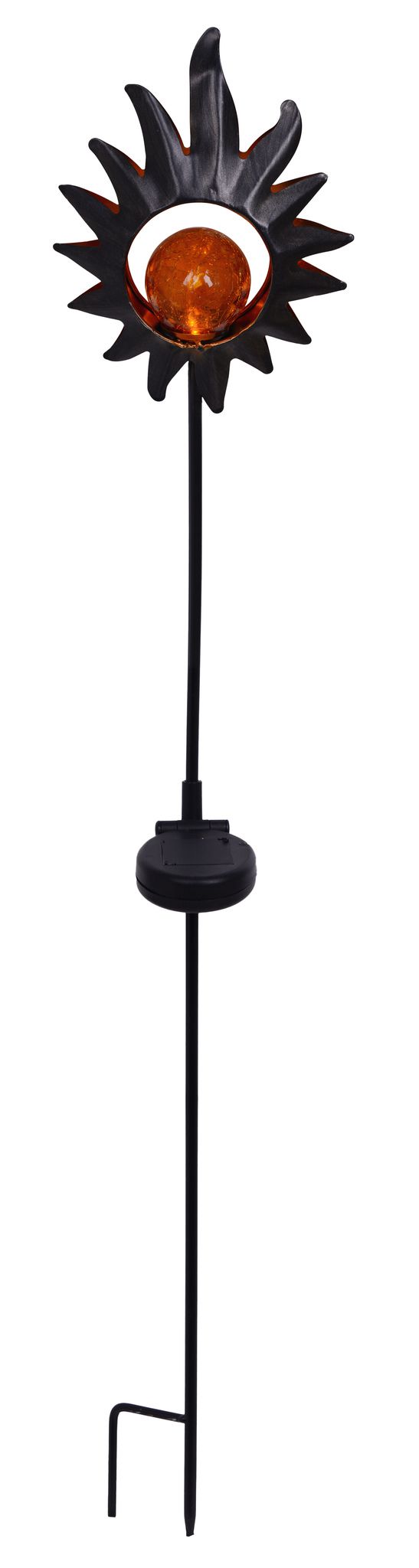 LED Solarspieß Sonne 93.5cm - IP44, warmweiss, 0.06W