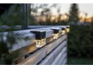 Solar-Wandleuchte Bubbly Fence - IP44, Warmweiss, 4 LED'S