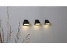 Solar Wand Laterne 3-p Wandy Mini - Schwarz, Lichtfarbe Warmweiss