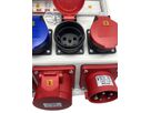 Wandstromverteiler 16A IP44/IP55 - Input: 1x CEE16/5 Output: 2xCEE16/5 2xT23 2xT25