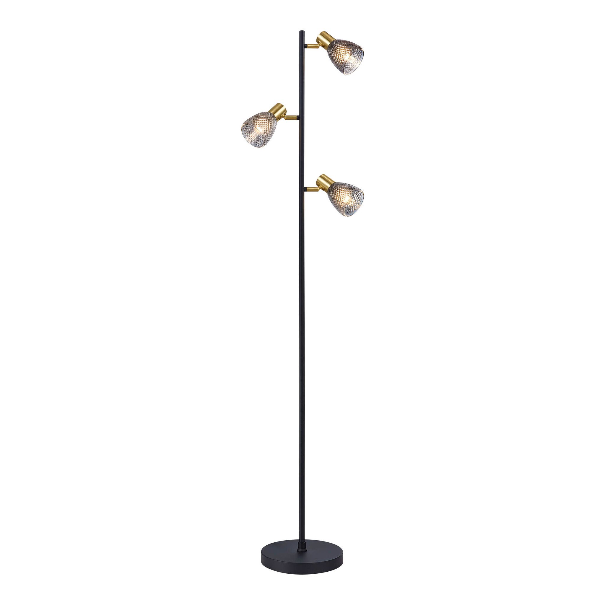 3er Spot Stehleuchte LINDITA H: 154cm exkl. Leuchtmittel - E14, IP20, 230V