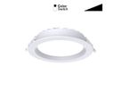 LED Downlight SYNO MULTI - 18W, 1410/1800/1710lm, 3000/4000/5700K, IP54, CRI 80, weiss, dimmbar, D=190mm, H=45mm, BL=160mm