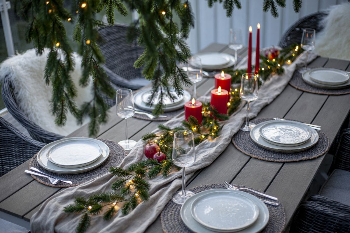 Girlande Erna - IP20, Warmweiss,Grün