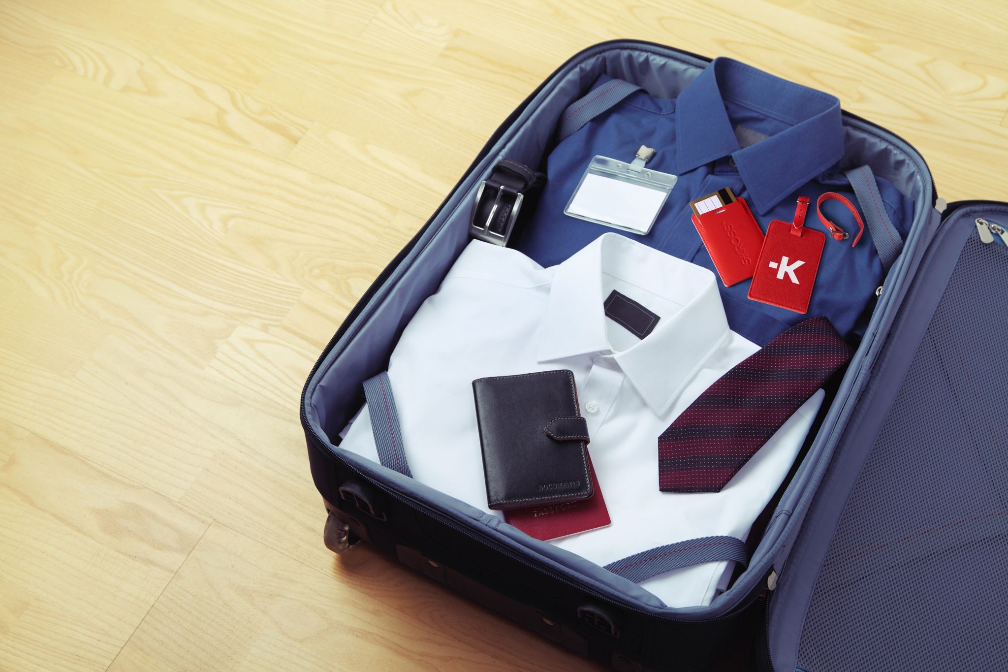 Gepäckanhänger, rot - Luggage Tag, red