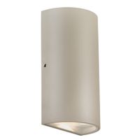 Rold - 2X5W, 2x350lm, 3000K, IP54, CRI 80, 2x125°, geschliffen, nicht dimmbar, L=90mm, B=55mm, H=160mm