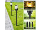 Duopack Solar-Stick Flamme rund - Warmweiss, IP44