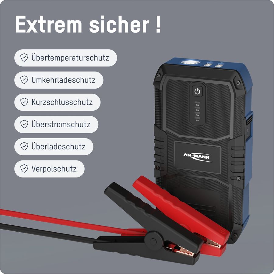 Jump Starter 10.0 - USB,Powerbank, Taschenlampenfunktion