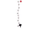 LED Solar-Lichterkette Japanballon-20er Fußball - IP44, warmweiss, 1.2W