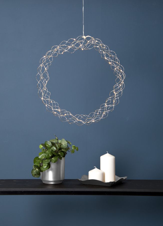 Hängende Dekoration Curly - IP20, Warmweiss, 50 LED