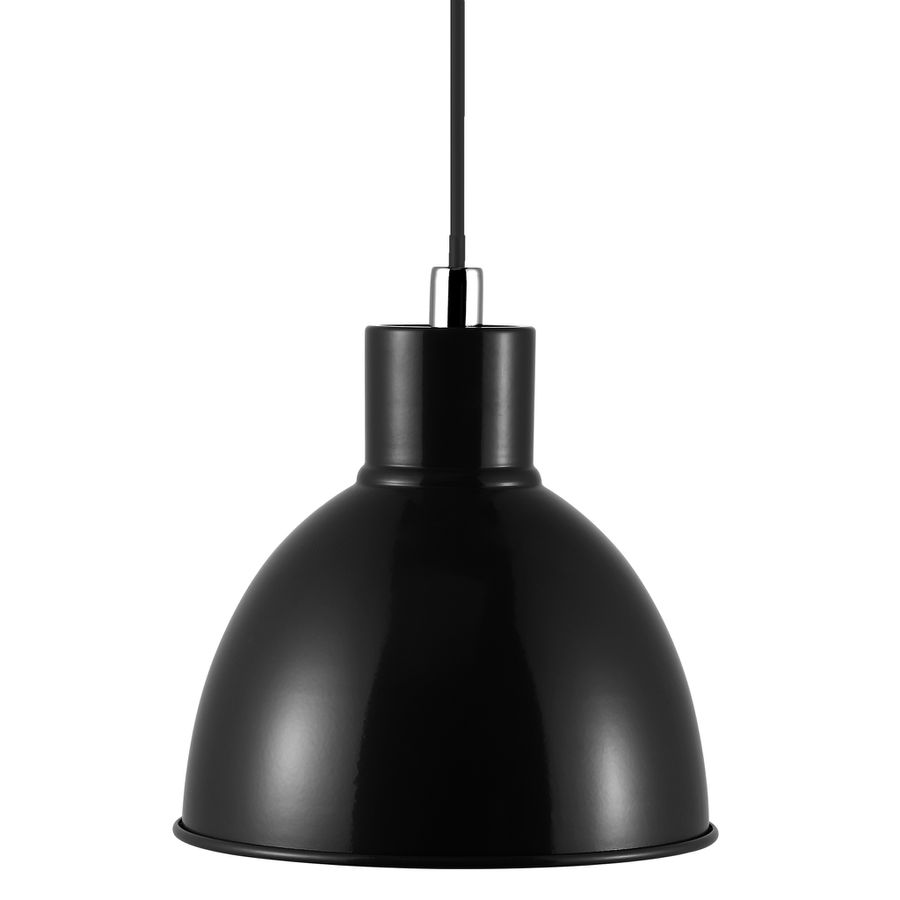 POP - E27, max. 40W, IP20, schwarz, dimmen optional, exkl. Leuchtmittel, D=215mm, H=230mm, PL=2230mm