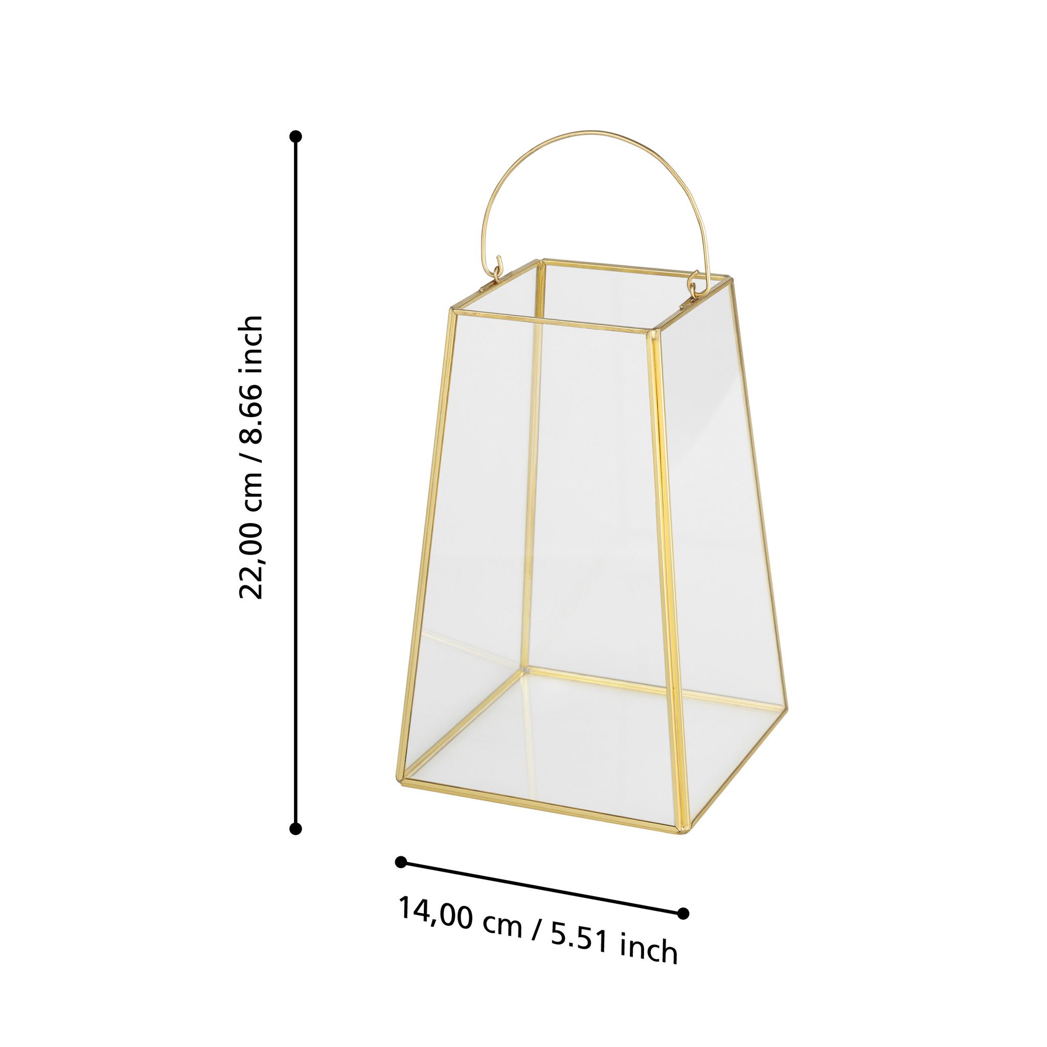 KERZENHALTER 140X140X220 AMBATOBE - KERZENHALTER 140X140X220 AMBATOBE