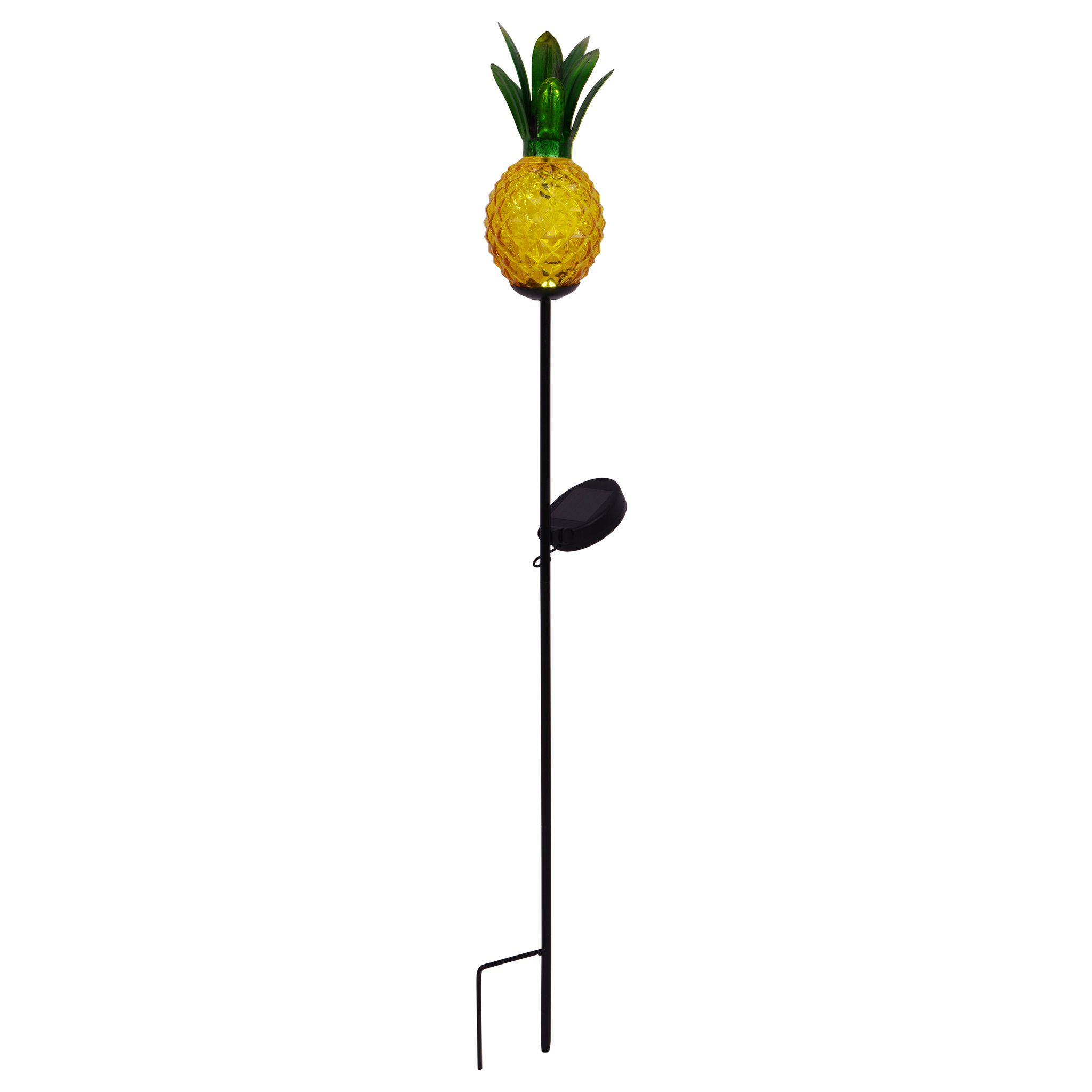 LED-Solar Erdspieß Ananas orange 81cm - IP44