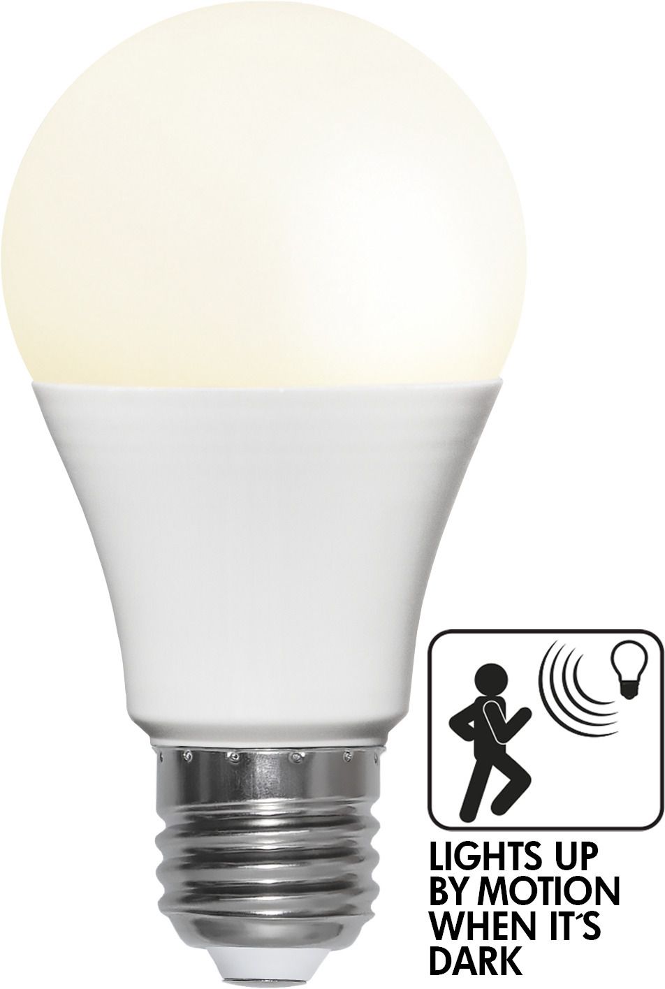 LED Leuchtmittel E27 A60 Sensor opaque - E27, 806Lm, 2700K, 8.8W, 220-240VAC