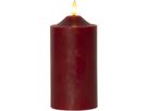 LED Pillar Kerze Flamme - Indoor, Weiss, 17cm Höhe, Timerfunktion