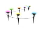 24V RGB Smart Mini Gartenspot 9x - 24V DC, 5W, IP65, 36°, anthrazit, inkl. Spike