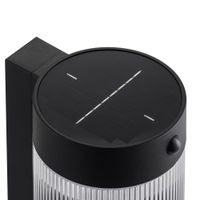 Solar-Wandleuchte COUPAR - LED-Modul 3.2W, IP44, schwarz