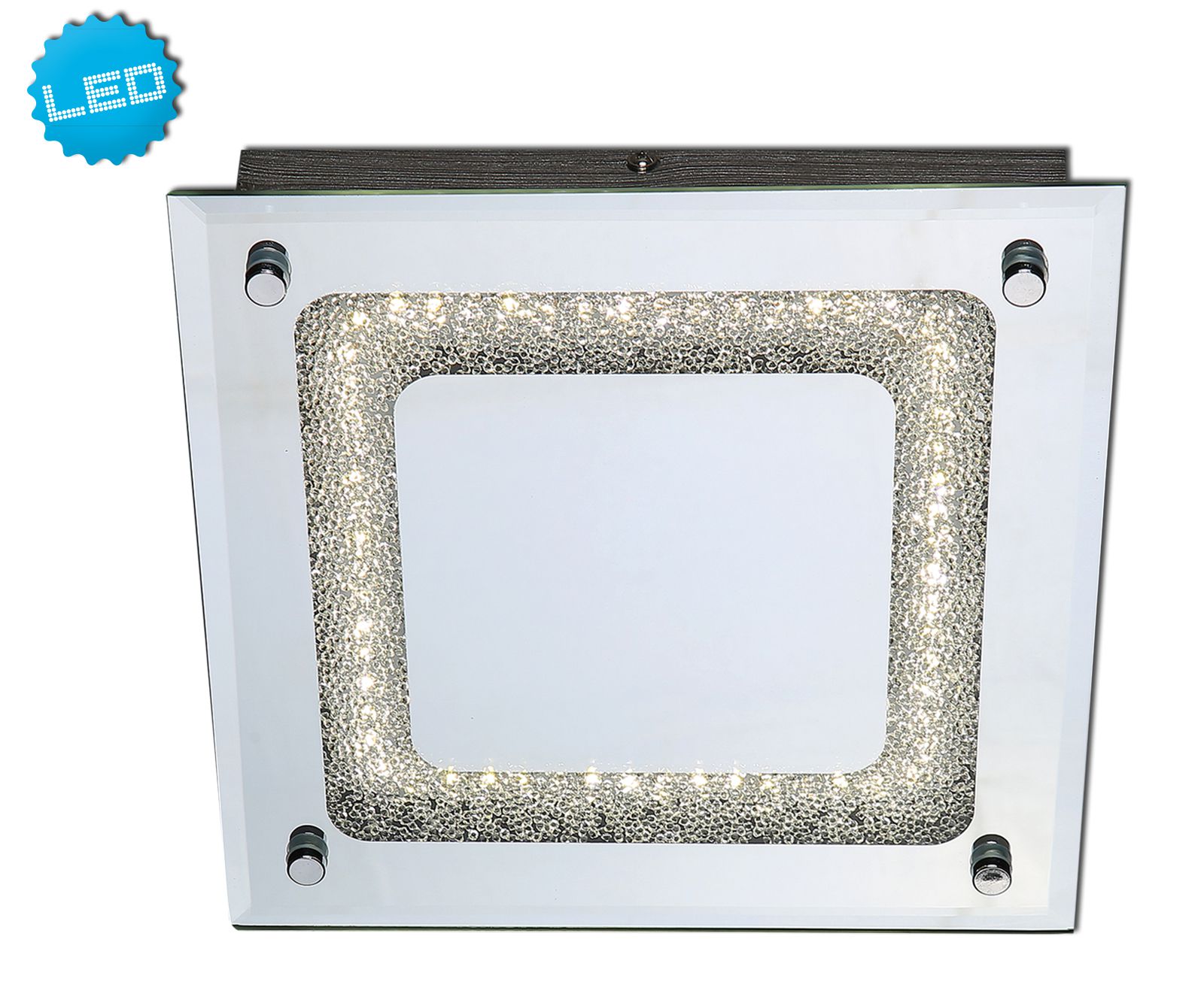 LED Deckenleuchte Thun d:24cm - LED fest verbaut, 3000K, warmweiss