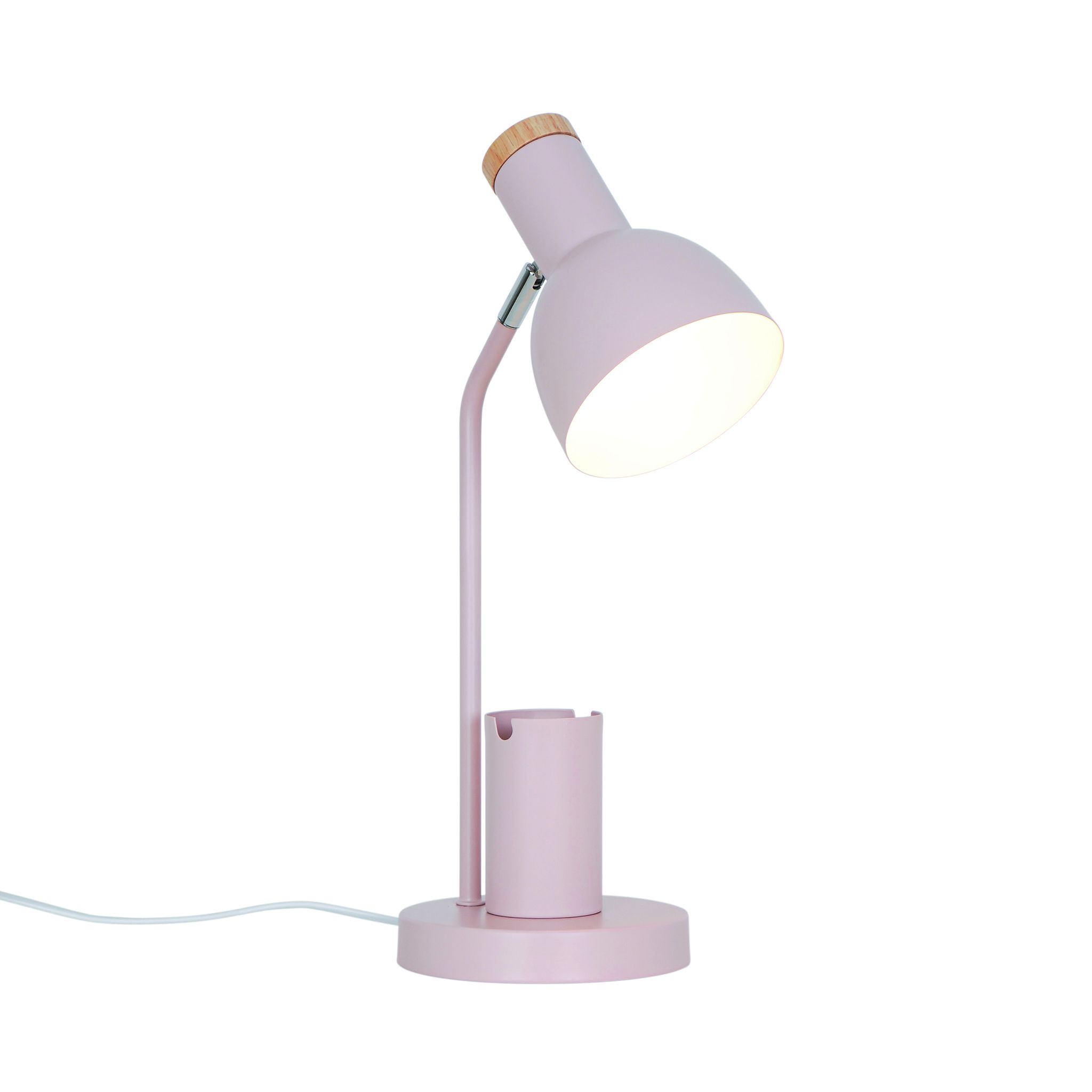 Tischleuchte Devone Dusty Rose - 15W, E27, IP20