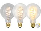 LED Leuchtmittel E27 G95 Decoled Spiral Clear 3-step - E27, 270Lm, 2100K, 4W, 220-240VAC