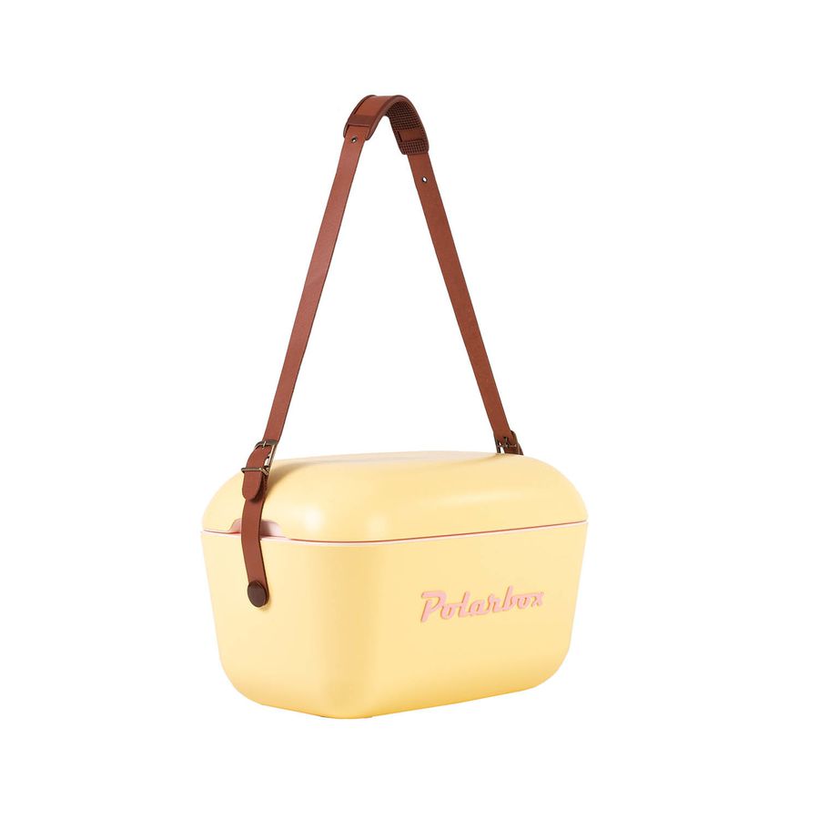 Polarbox Retro Cooler gelb 12l - Kühlbox, 12l, Vintage Design