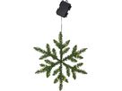 Künstliche Kranz Snowflake - grün, 24 LED's